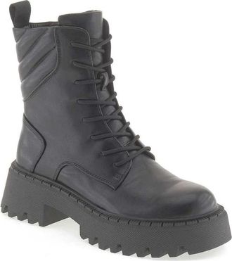 Betsy Zwarte Gesloten Enkellaarsjes voor Vrouwen - Dames - Veterlaarzen - Zwart - 38 EU - Schoenen