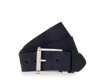 Mustang Lederg&uuml;rtel MUSTANG, Herren, Gr. 11,5, schwarz, Rindsleder, unifarben, G&uuml;rtel Lederg&uuml;rtel, mit Vintage-Look, Roll-Schliesse, 4,5 cm