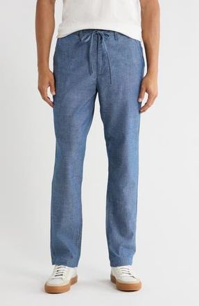 AG - Adriano Goldschmied Garreth Slim Fit Chambray Drawstring Trouser Joggers in Cloud Nine at Nordstrom Rack, Size 38 X 31