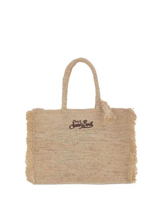 MC2 Saint Barth Raffia fringed shoulder bag vanity