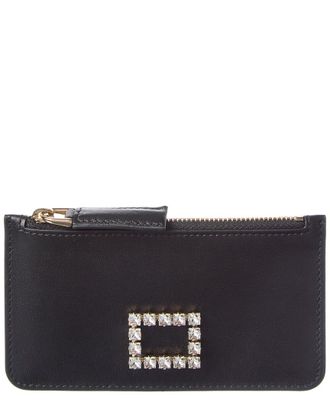 Roger Vivier Leather Card Case