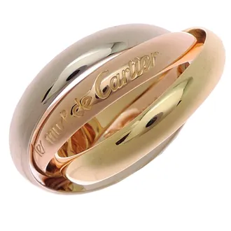 Cartier Yellow Gold (18K) Pink Gold (18K) White Gold (18K) Band Ring (Pre-Owned)