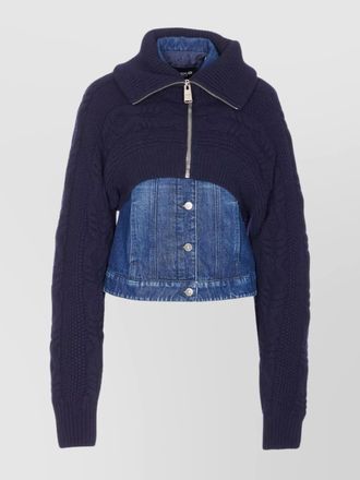 Dondup denim cropped jacket