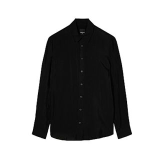 Patrizia Pepe Overhemden, Heren, Zwart, 2Xl, Camicia