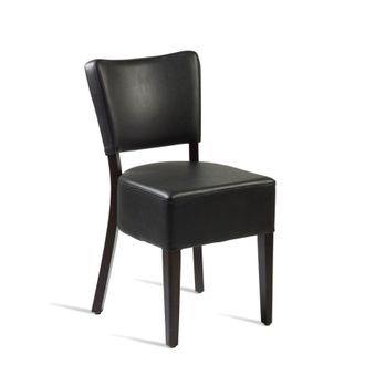 Netfurniture Bugel Side Chair - Wenge - Black