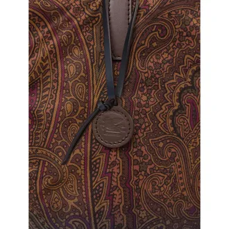 Etro Paisley Jacquard Tote Bag - Brown