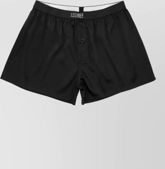 Maison Margiela silk relaxed-fit knee-length boxer shorts