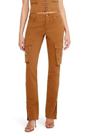Good American Skinny Twill Cargo Pants in Canyon003 at Nordstrom Rack, Size 2
