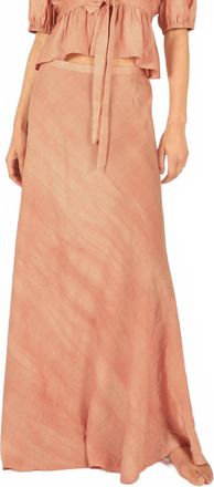 Traffic People Sunkissed Sade Skirt In Pink