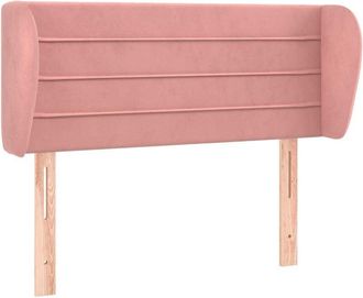 vidaXL Cabecero De Terciopelo Rosa 103x23x78/88 Cm Vidaxl