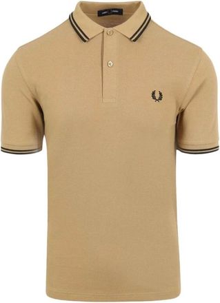 Fred Perry Hombre, Camisetas, Marrón, Talla: M