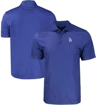 Cutter & Buck Mens Cutter & Buck Royal Los Angeles Dodgers Big & Tall Pike Eco Tonal Geo Print Stretch Recycled Polo at Nordstrom, Size 5Xb