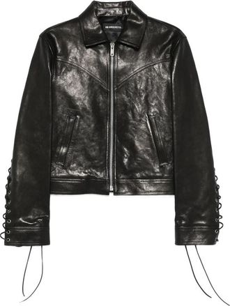 Ann Demeulemeester Long-sleeve Leather Jacket
