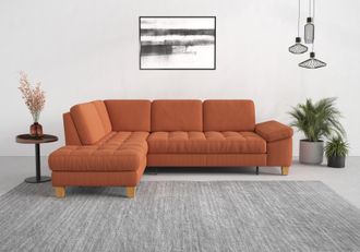 Sit&more Ecksofa »Westham L-Form« mit Ottomane, mit oder ohne Bettfunktion, Bettkasten, Verstellung