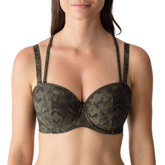Prima Donna Freedom Strapless Bikini Top In Wild Skin