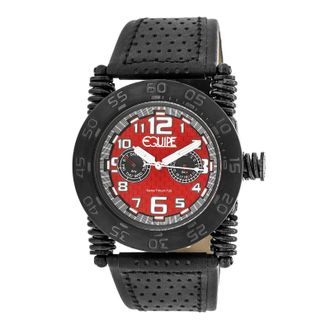EQUIPE Tritium Coil Red Dial Mens Watch ET102