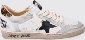 Golden Goose Sneakers basse Ball Star in pelle e cavallino con effetto vissuto
