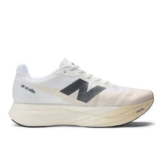 New Balance Uomo FuelCell SuperComp Elite v5 in Marrone/Bianca/Grigio, Sintetica, Taglia 40.5