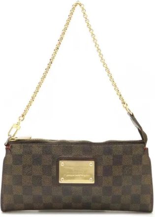Louis Vuitton Tweedehands Canvas handtassen - Dames - Vintage Handtas - Bruin - ONE Size - Vintage