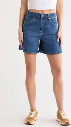 Vigoss Side Slit Denim Shorts in Indigo at Nordstrom Rack, Size 24