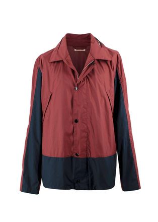Marni Burgundy Zip Up Windbreaker Jacket Size XL