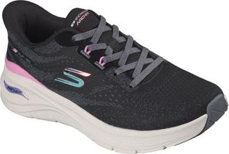 Skechers Arch Fit 3.0 Textile Womens Black Mesh/Multi Trim Trainers - Size UK 5