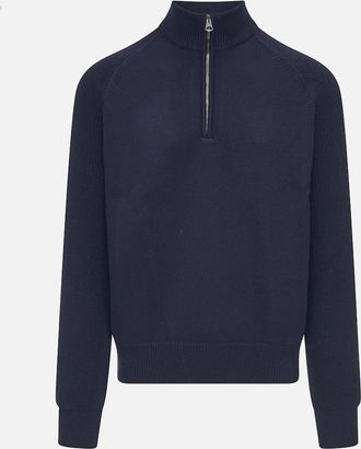 Belstaff Mens Aspect Zip Jumper Navy - Size: 36