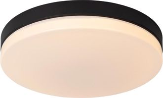 Lucide L&aacute;mpara de techo de acr&iacute;lico con 1 led integrado, negro