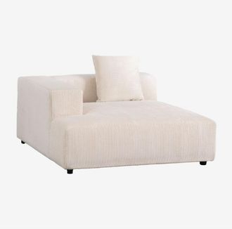 Sklum Sklum - M&oacute;dulo Chaise Longue Izquierdo Con Coj&iacute;n Para Sof&aacute; Modular Bruna