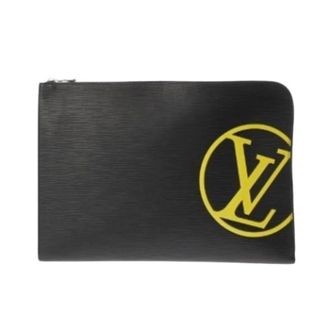 Louis Vuitton Pre-owned Clutches, female, Black, Size: ONE SIZE Pre-owned Clutch Bag (Pochette)