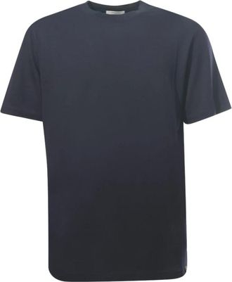 Jacob Cohen T-shirt met ronde hals - Heren - T-shirts - Blauw - L - Wol - Tops