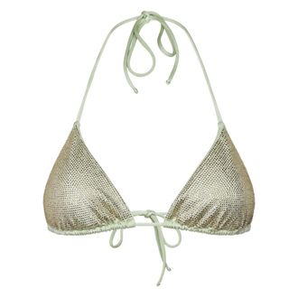 MC2 Saint Barth Bikinis, female, Green, Size: S Maleah Triangle Bikini
