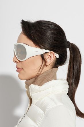 Moncler Cloche Sunglasses, Unisex, Cream