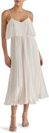 Steve Madden Sakura Pleated Dress in Marshmallow at Nordstrom Rack, Size 14