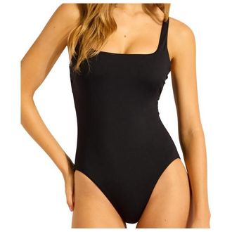 Seafolly S.Collective MultiFit Square Neck Onepiece Badeanzug f&uuml;r Damen | schwarz