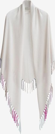 Herzen&rsquo;s Angelegenheit Dreieckiger Woll- und Kaschmirschal mit Fransen