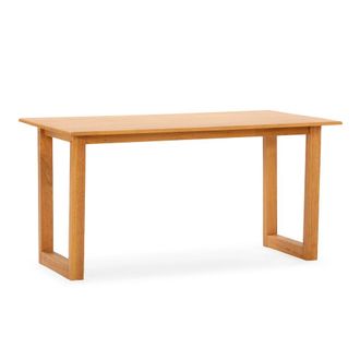 HOMN Mesa de comedor color roble 140 cm