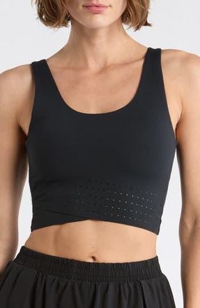 Marika Jasmine Longline Sports Bra in Black at Nordstrom Rack, Size X-Small