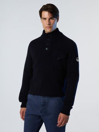 North Sails Trui Archief knoopsluiting aan de voorkant