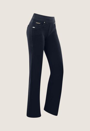 Freddy Leggings FREDDY Leggings NOWY24MF414ORG, Damen, Gr. XL, EURO, blau (schwarz sapphire), Obermaterial: 81% Baumwolle CO. 19% Elasthan EL., Hosen Legging