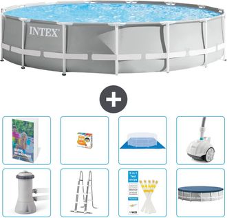 Intex Piscina Prism Frame Redonda - 457x107 Cm - 9-piezas S590