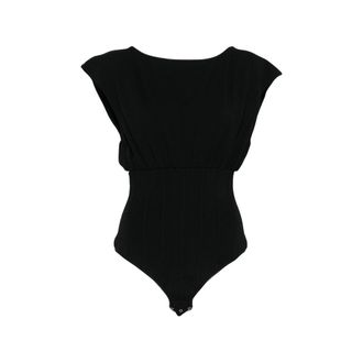 Elisabetta Franchi Ribbed Bodysuit