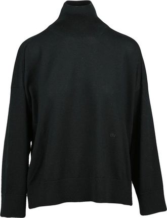 Bottega Veneta Truien & Vesten, Dames, Zwart, M, Wol, Coltruien