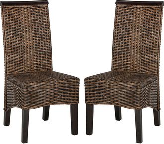 Safavieh Ilya 18In Wicker Dining Chair