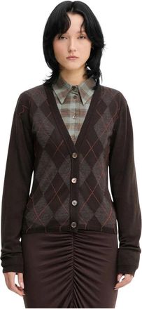 Our Legacy Truien & Vesten, Dames, Bruin, S, Wol, Ivy Cardigan