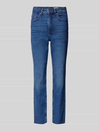 Vero Moda Straight Fit Jeans mit hoher Taille Modell CALIA in Blau, Gr&ouml;&szlig;e 25/32