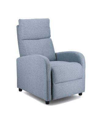 Home Heavenly Home Heavenly - Sill&oacute;n Relax Nexus C&oacute;modo Y Compacto, Butaca Reclinable Con Reposapi&eacute;s Color: Gris