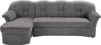 Domo Collection Ecksofa »Papenburg, zeitlose Rückensteppung, elegante Formensprache, L-Form« in grosser Farbvielfalt, wahlweise mit Bettfunktion, OTTOs Choice