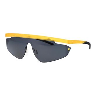 Ferrari Sunglasses, unisex, Yellow, 40 MM, Fz6001 Shield Sunglasses