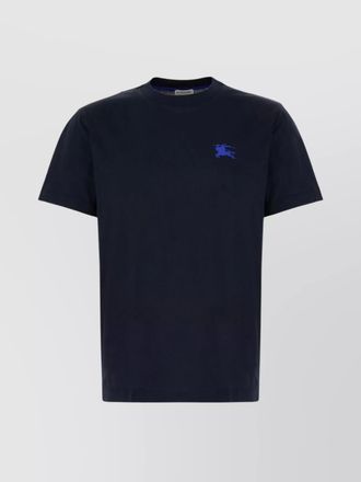 Burberry cotton logo-embroidered t-shirt
